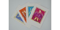 Set of 4 cards